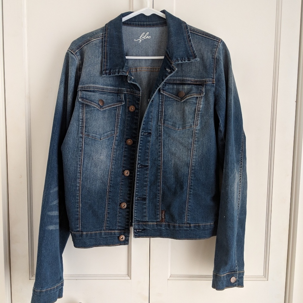 Lily stretch jean jacket xl